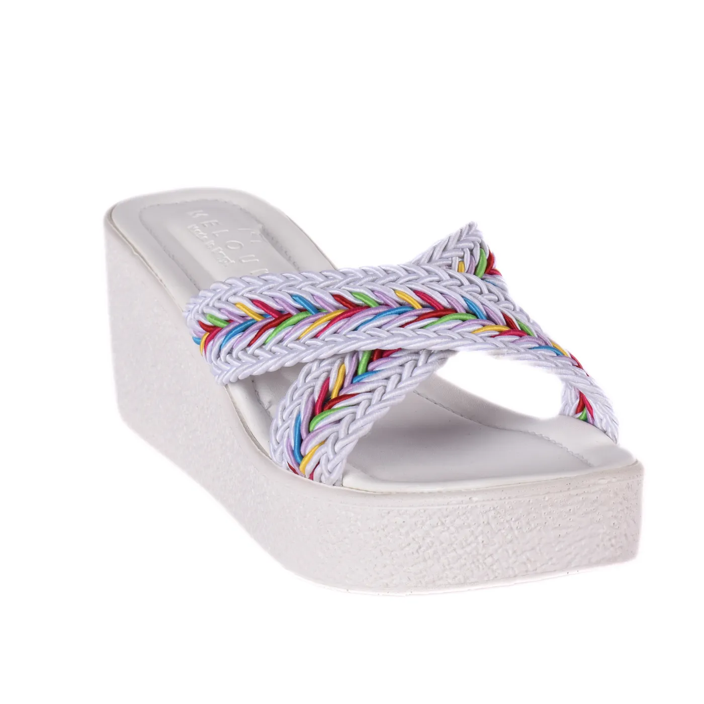 Strap Platform Slipper with details