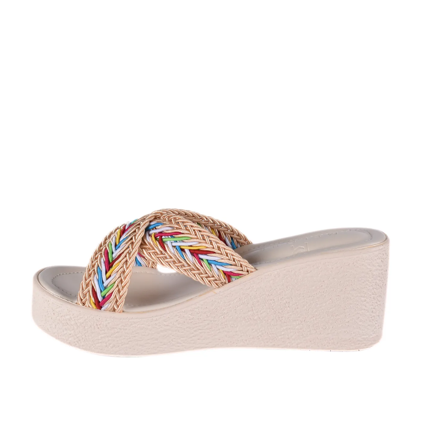 Strap Platform Slipper with details