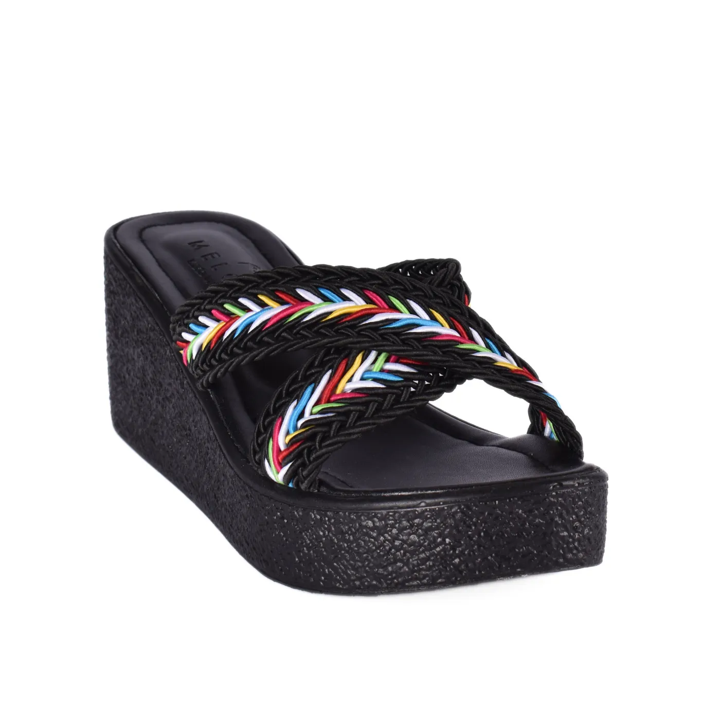 Strap Platform Slipper with details