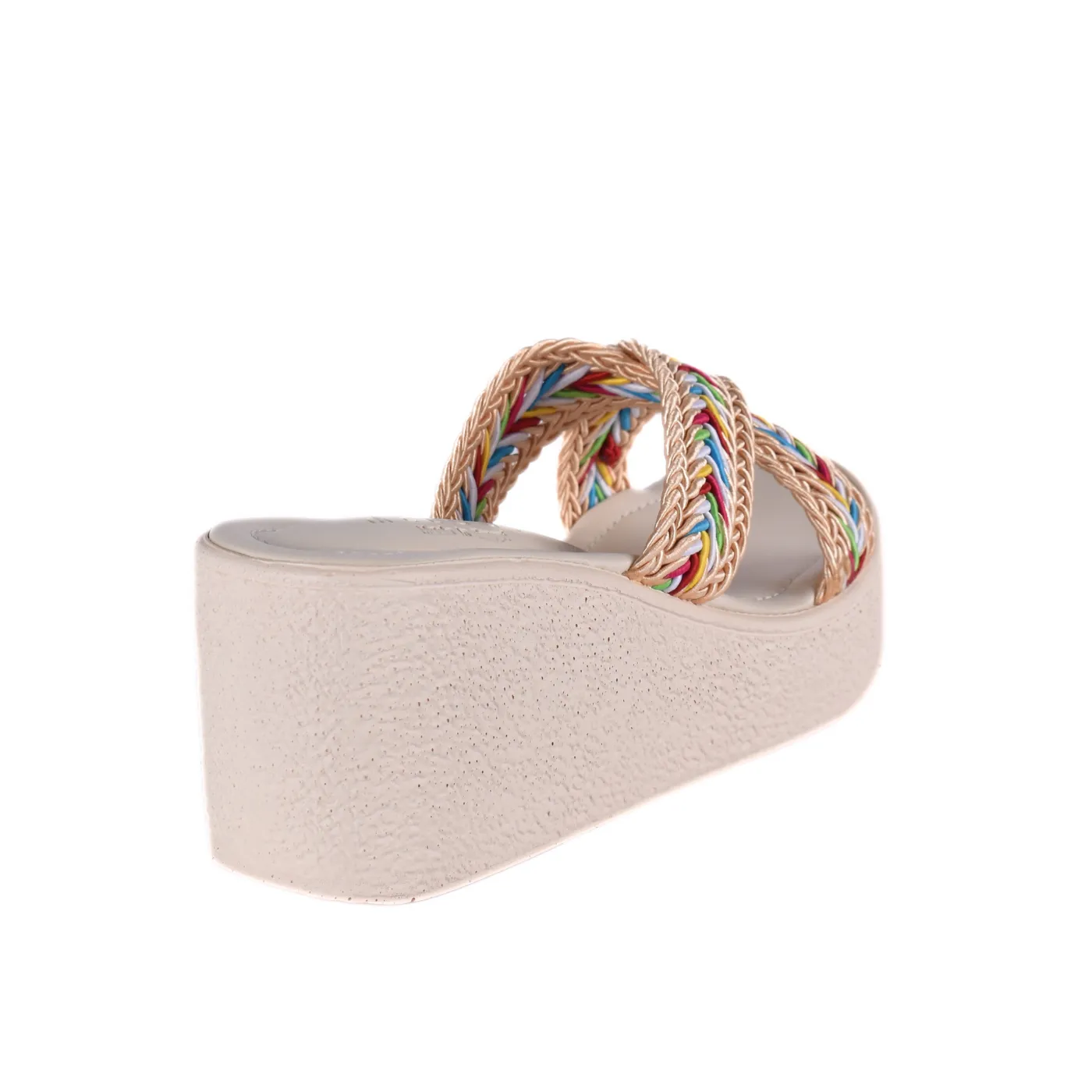 Strap Platform Slipper with details