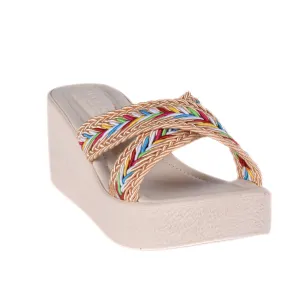 Strap Platform Slipper with details