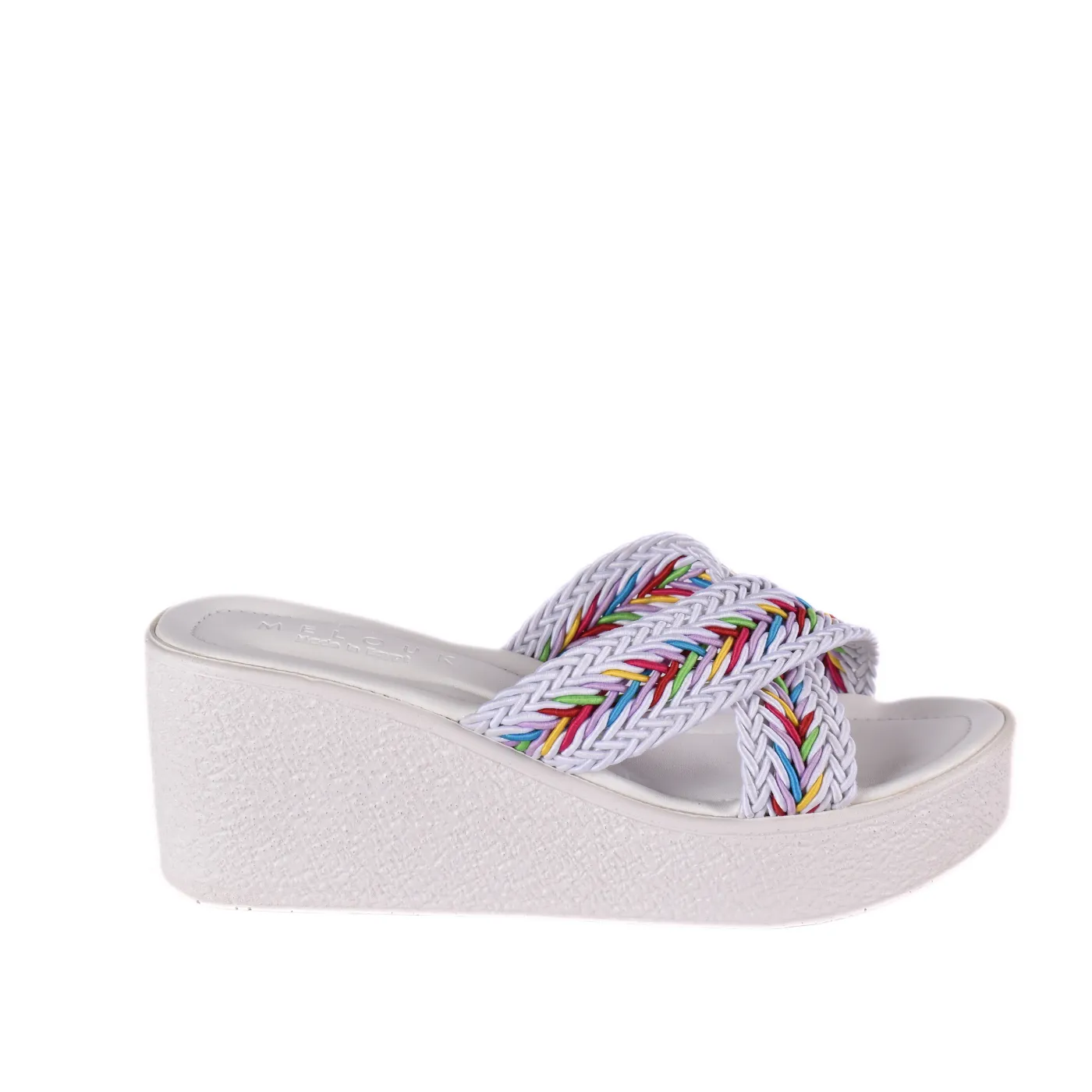 Strap Platform Slipper with details