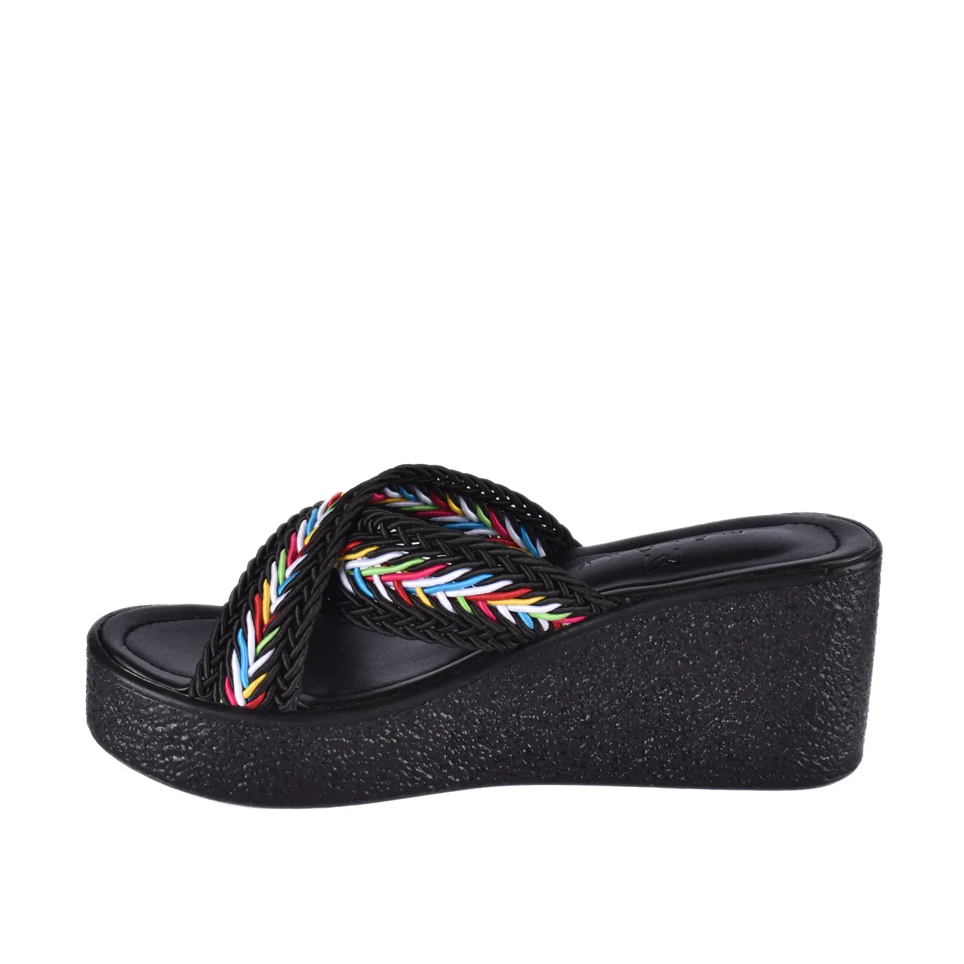 Strap Platform Slipper with details