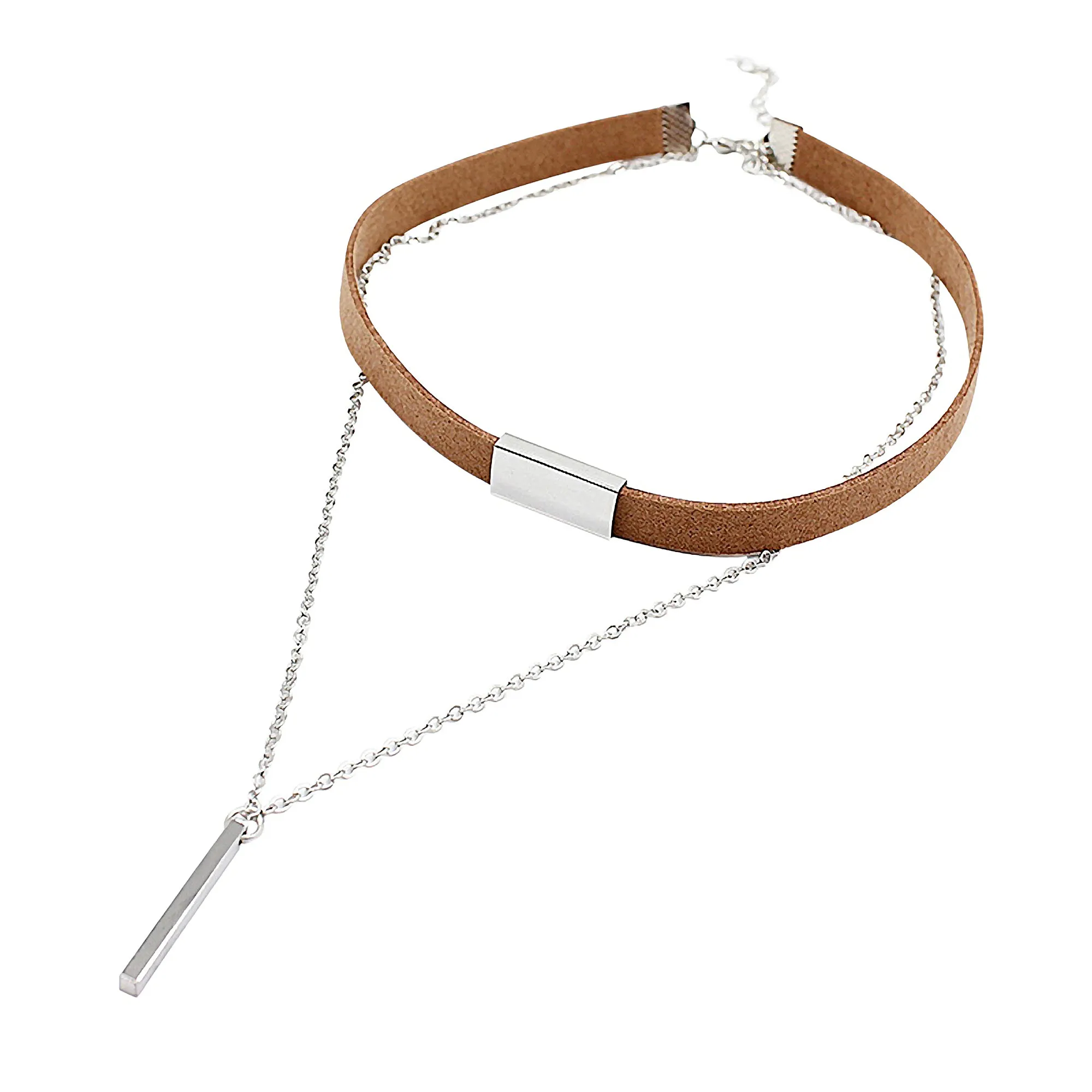 Suede Choker x Pendant
