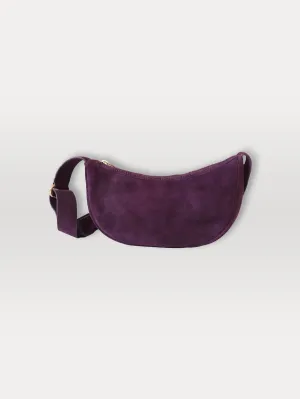 Suede Mini Moon Bag