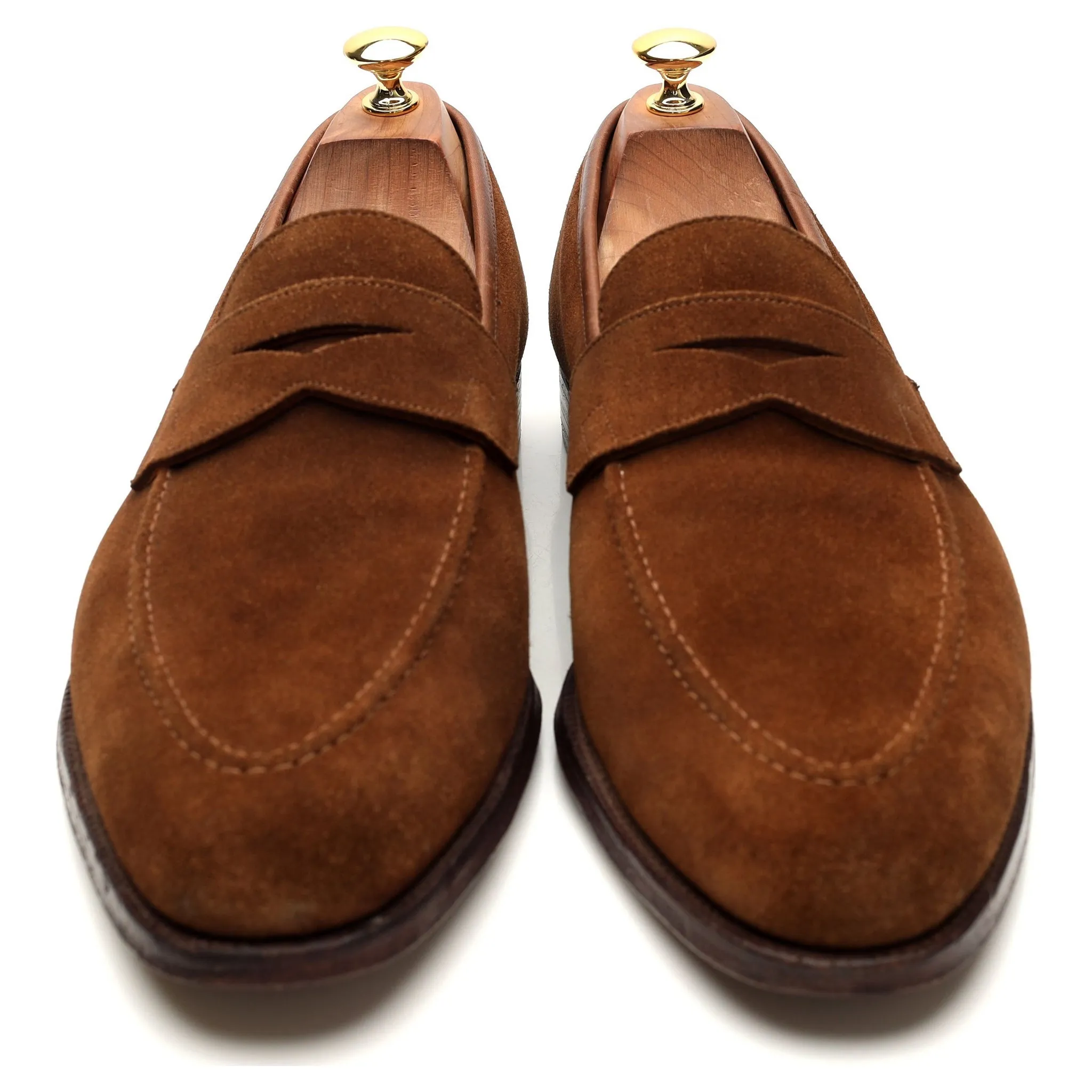 'Sydney' Snuff Brown Suede Loafer UK 10.5 E