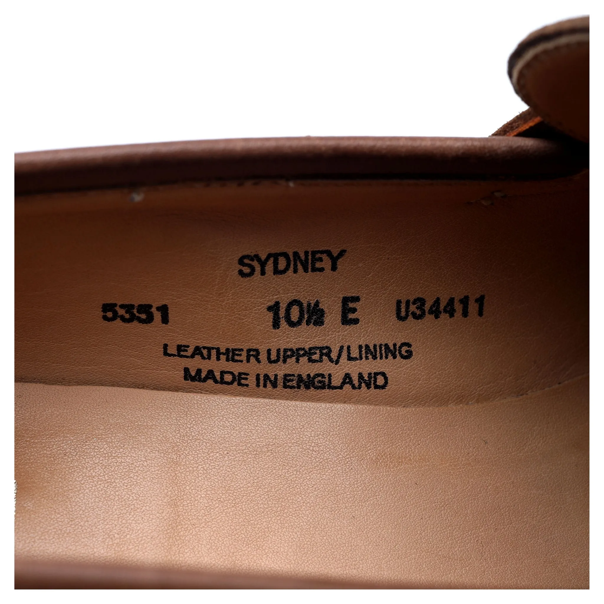 'Sydney' Snuff Brown Suede Loafer UK 10.5 E
