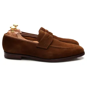 'Sydney' Snuff Brown Suede Loafer UK 10.5 E