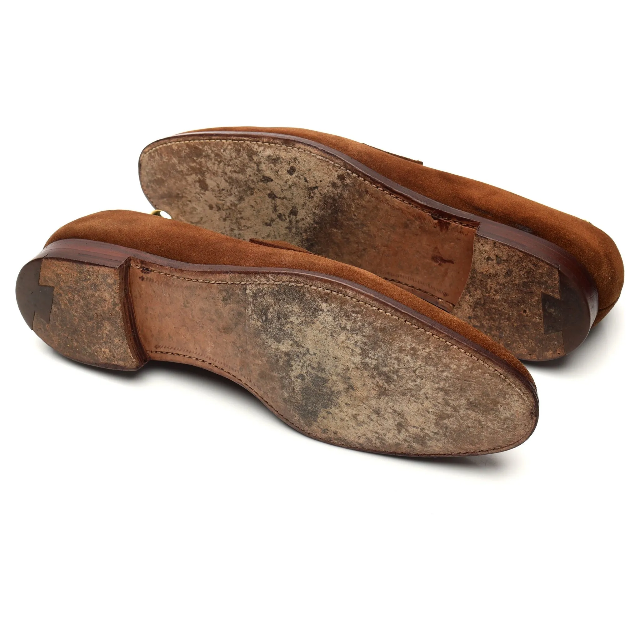 'Sydney' Snuff Brown Suede Loafer UK 10.5 E