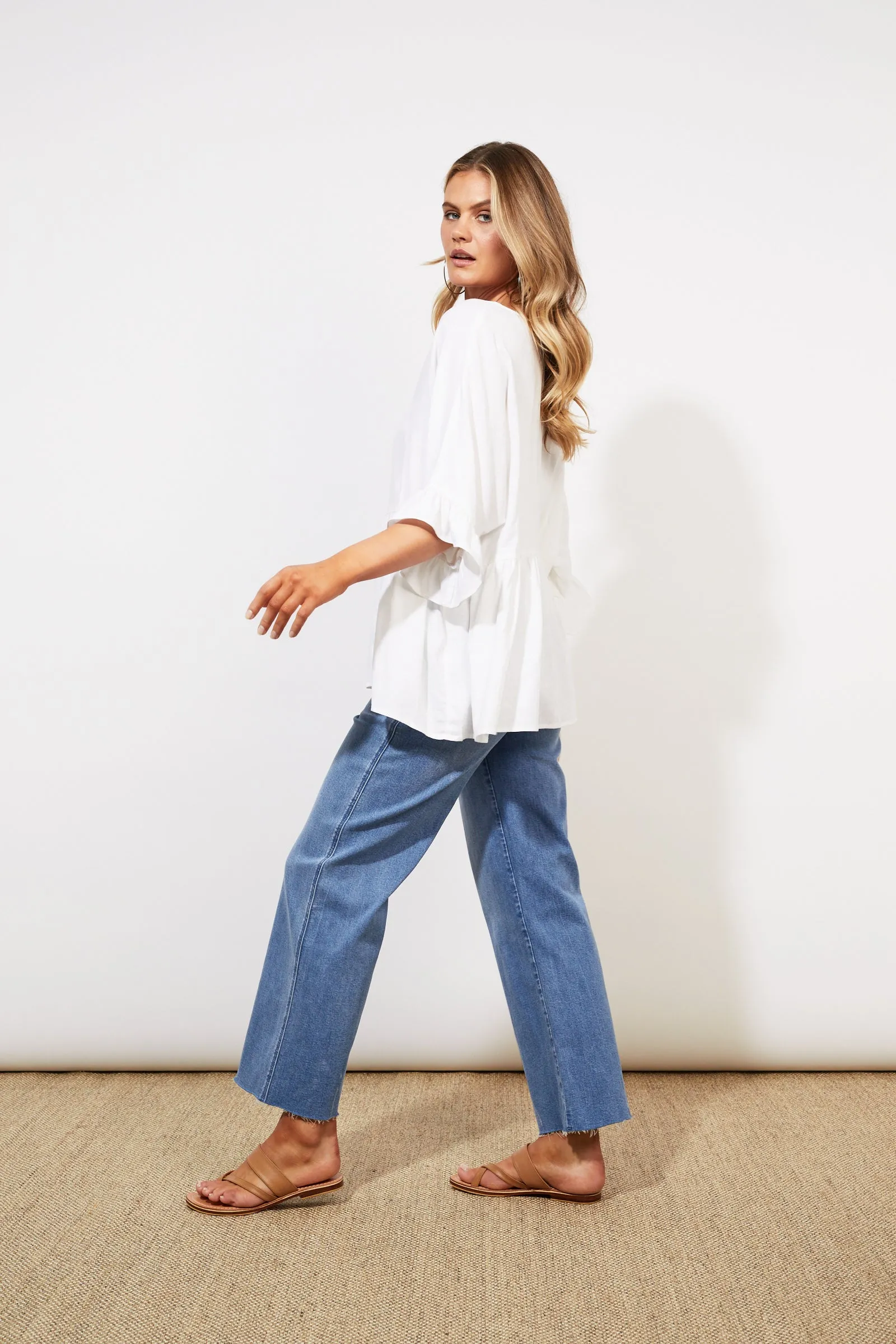 Tanna Relax Top - Coconut