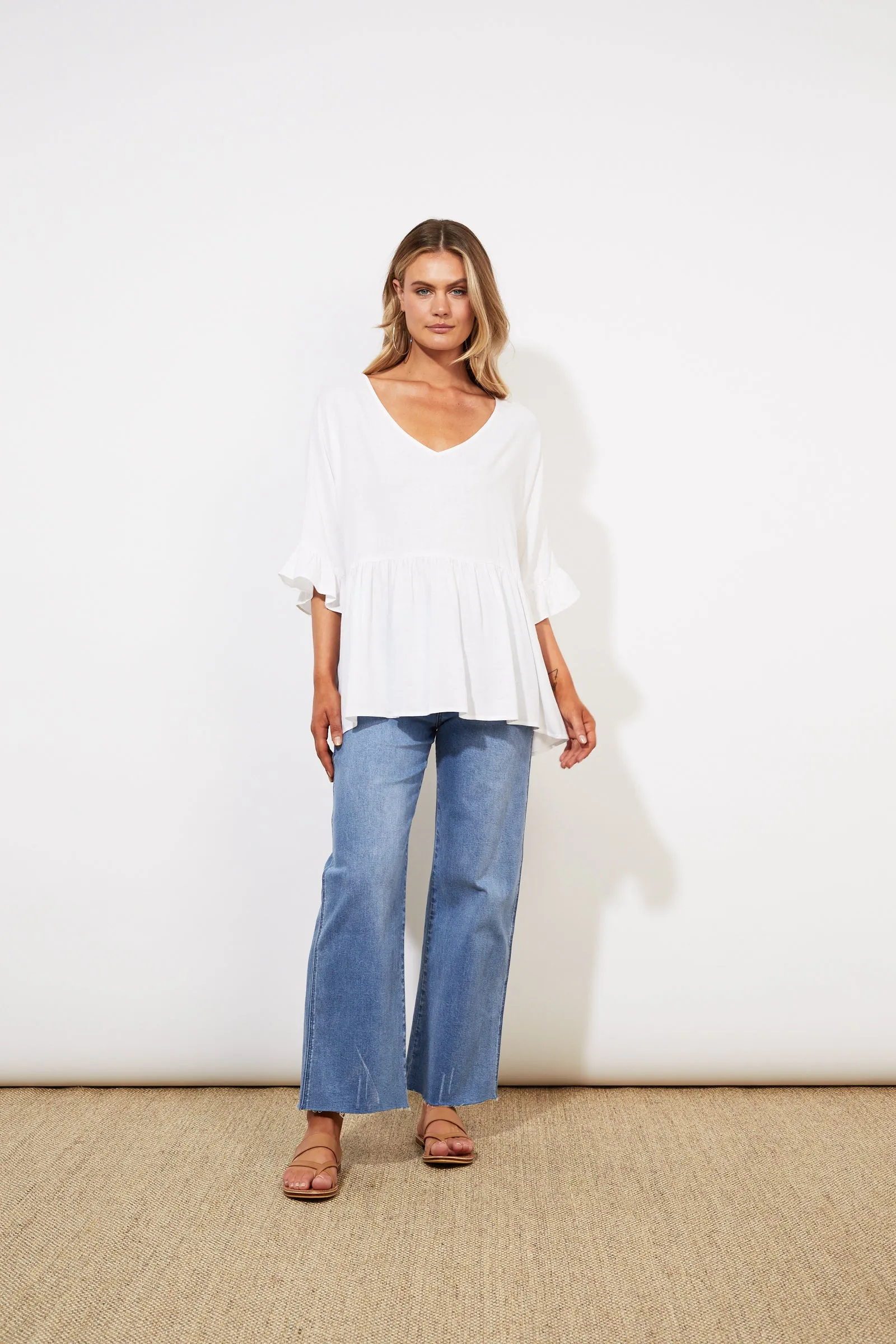 Tanna Relax Top - Coconut