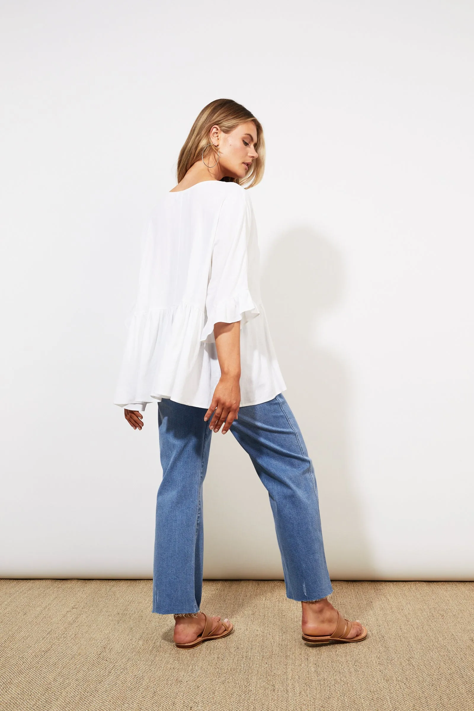 Tanna Relax Top - Coconut