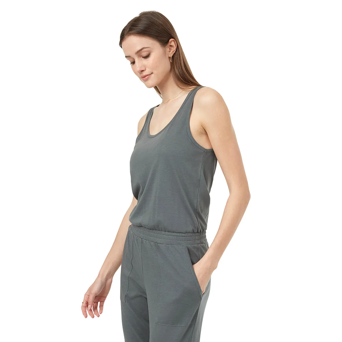 Tentree TCW4179 Women's Knit Tank Jumpsuit