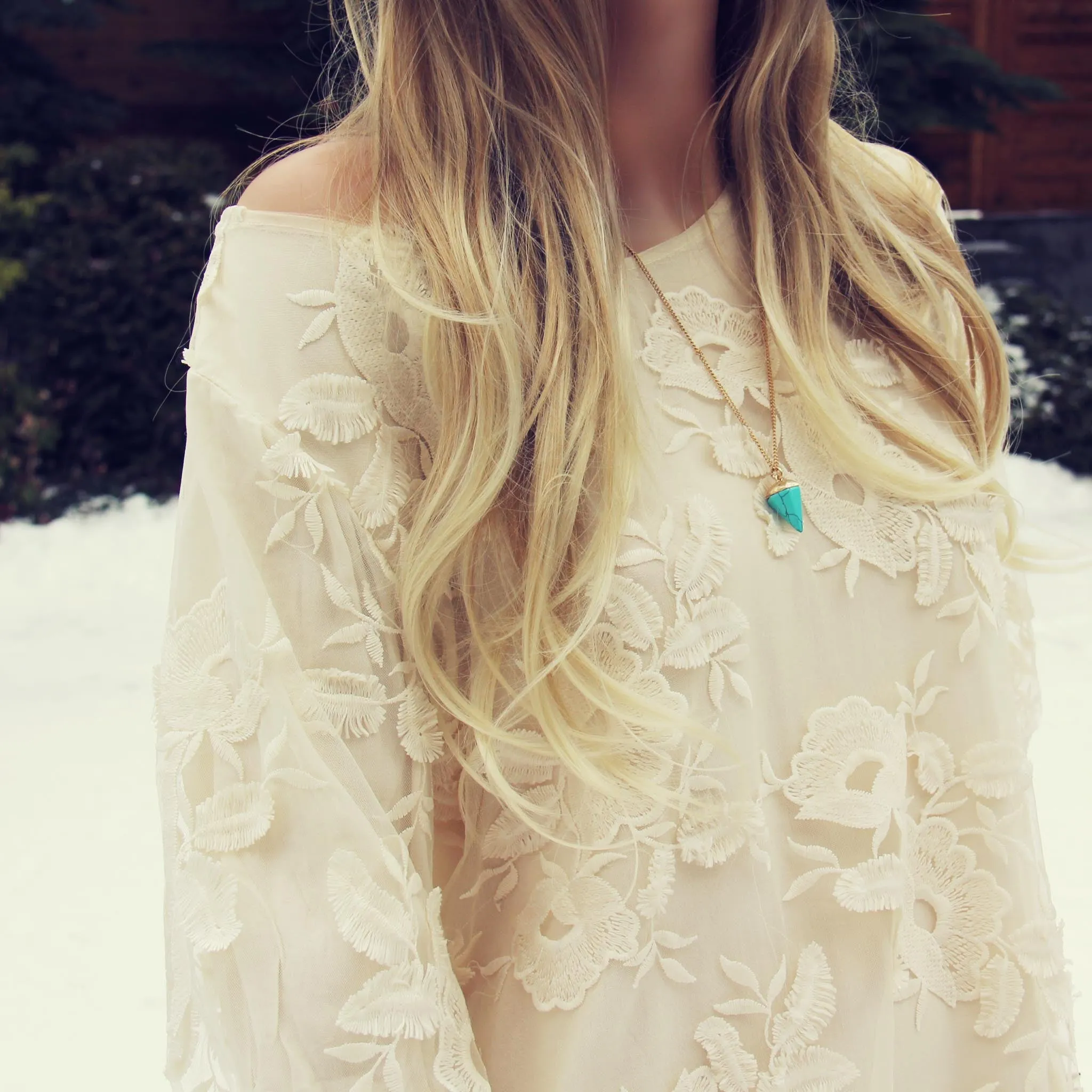 The Sandstone Lace Tunic