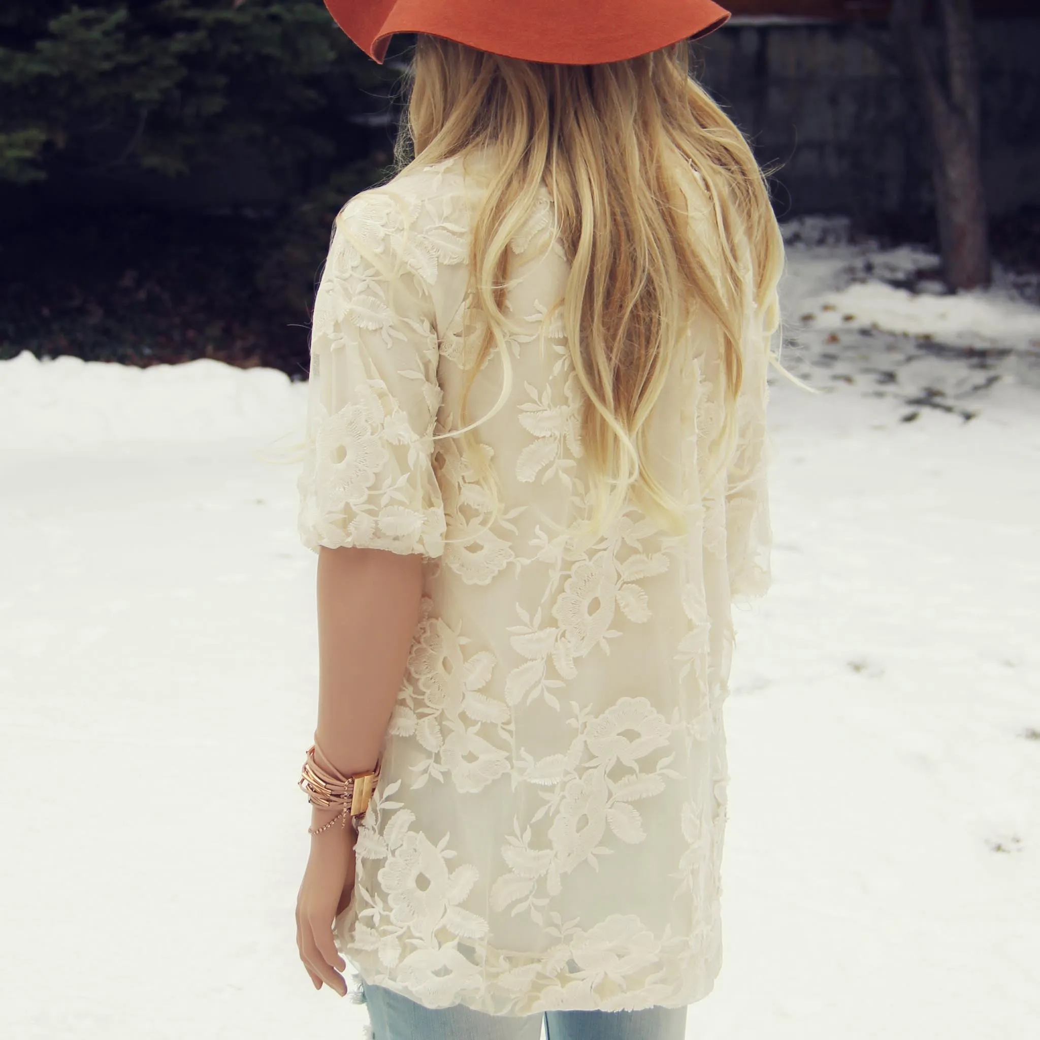 The Sandstone Lace Tunic