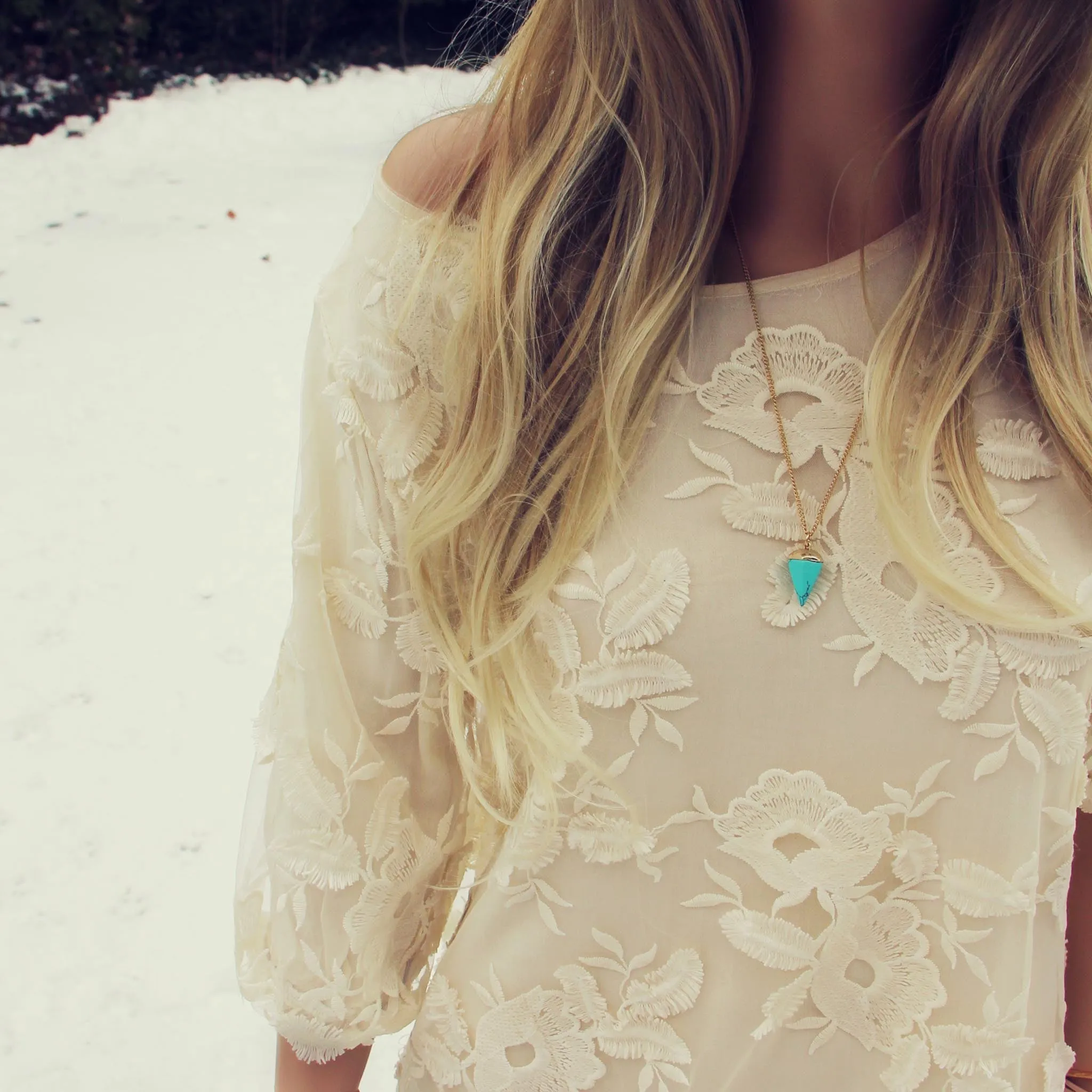 The Sandstone Lace Tunic