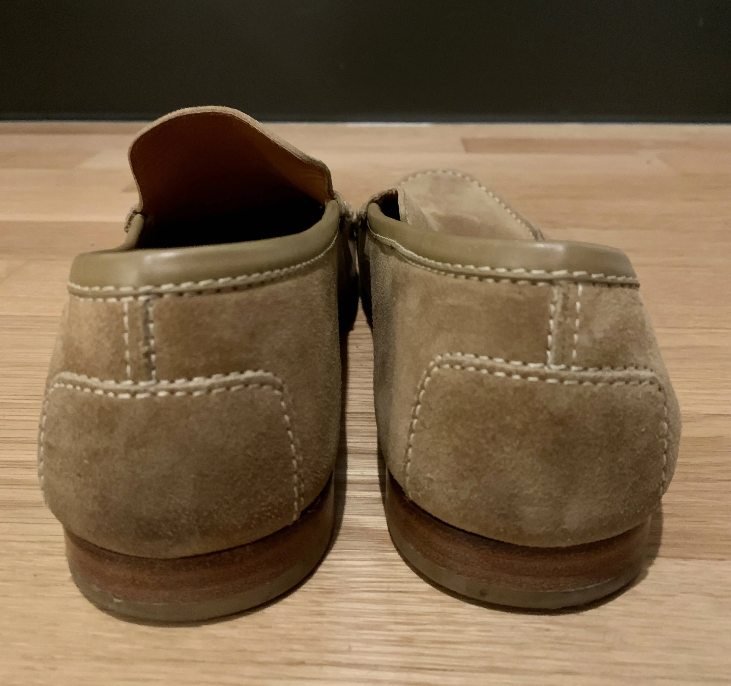Tod’s Beige Suede Slippers