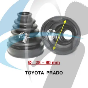TOYOTA PRADO CV BOOT 28MM-90MM
