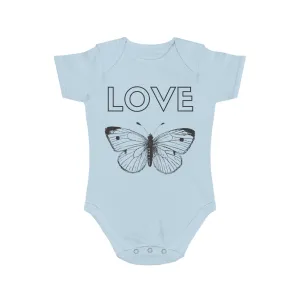 Two Owls BUTTERFLY LOVE Short Sleeve Baby Romper