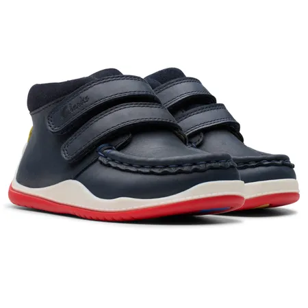 UK 4 Navy Noodle Play Boots