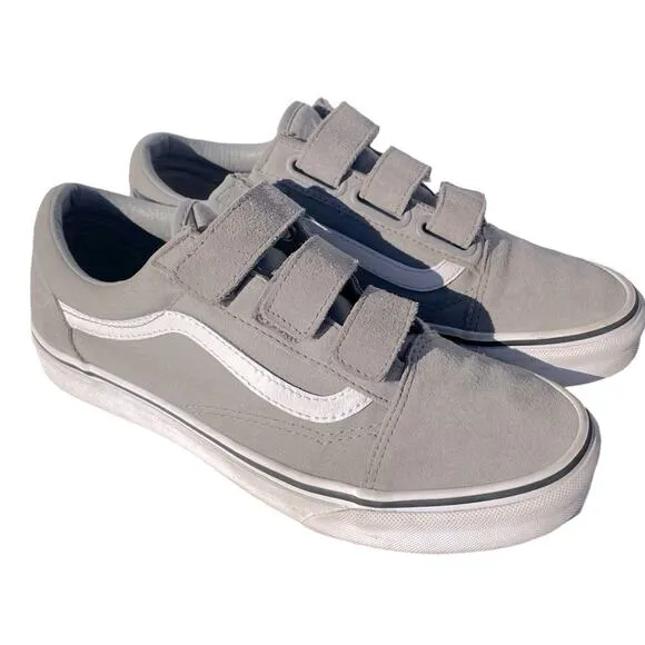 Vans Old Skool V Suede Canvas Drizzle Grey Size 6.5 Men’s