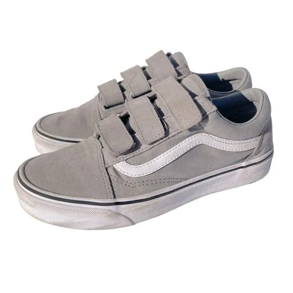 Vans Old Skool V Suede Canvas Drizzle Grey Size 6.5 Men’s