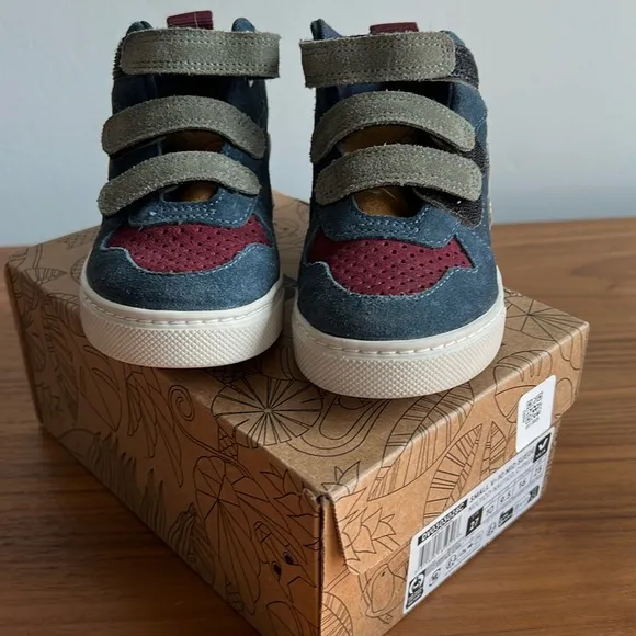 Veja kids Small V-10 Mid - Multicolor/Nautico/Cyprus Suede