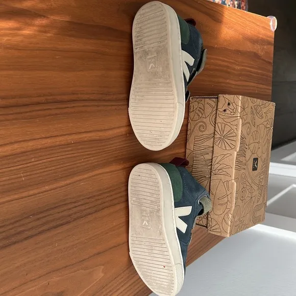 Veja kids Small V-10 Mid - Multicolor/Nautico/Cyprus Suede