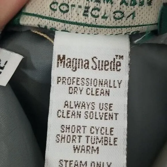 Vintage Austin Reed Grey Magna Suede Skirt