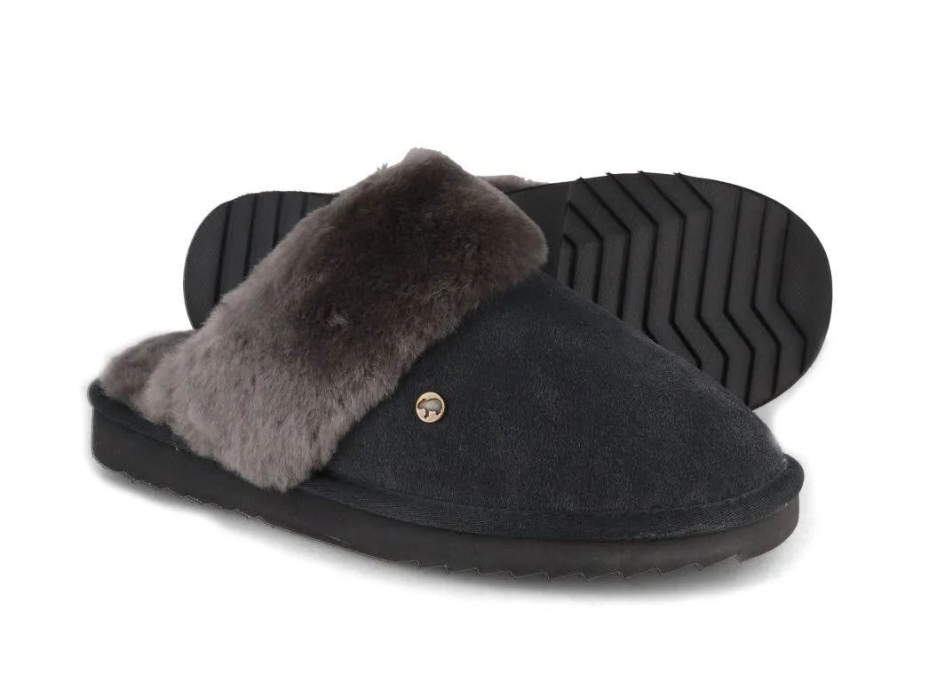 Warmbat Flurry Women Suede, charcoal