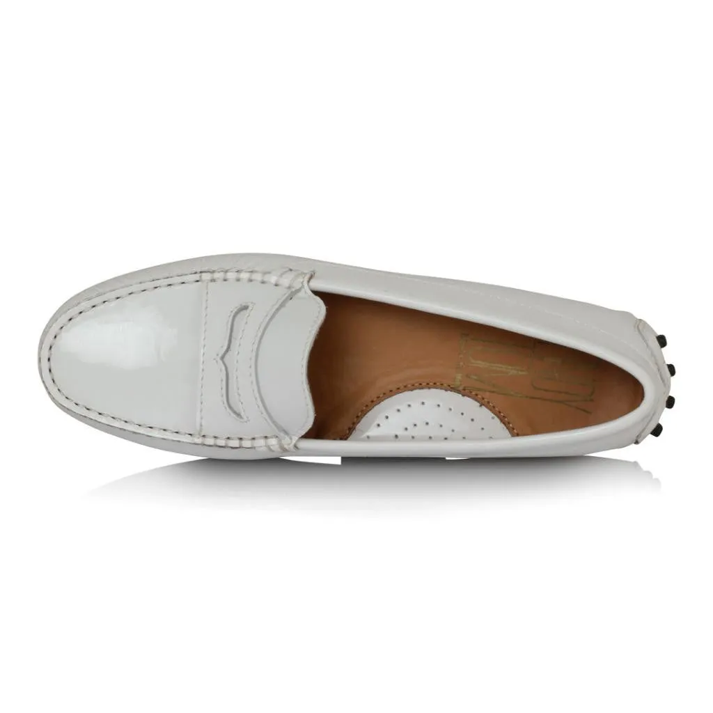 White Patent Leather