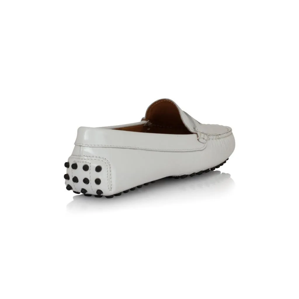 White Patent Leather