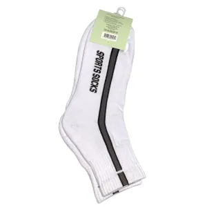White Sport Socks (Pair) AS51 | Size 7-11
