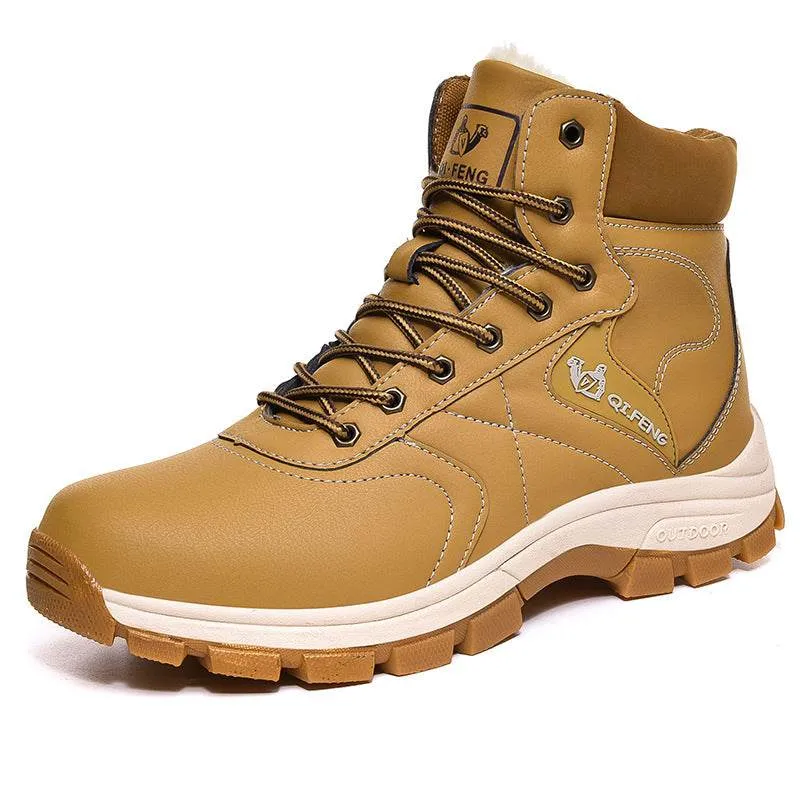 Winter High-top Outdoor Martin Boots Casual Hiking Shoes Men's Cotton Shoes