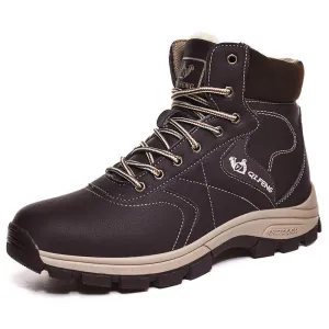 Winter High-top Outdoor Martin Boots Casual Hiking Shoes Men's Cotton Shoes