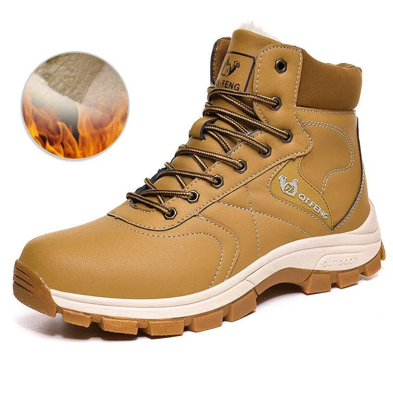 Winter High-top Outdoor Martin Boots Casual Hiking Shoes Men's Cotton Shoes