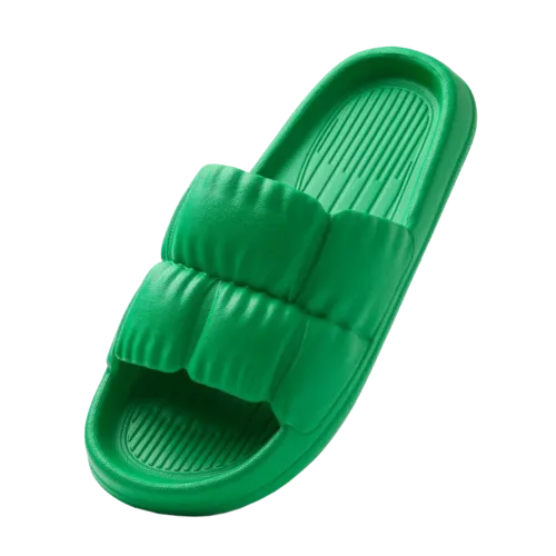 Women’s Cloud Slippers with Soft Sole, Thick Platform, Non-Slip EVA Outsole for Indoor & Outdoor
