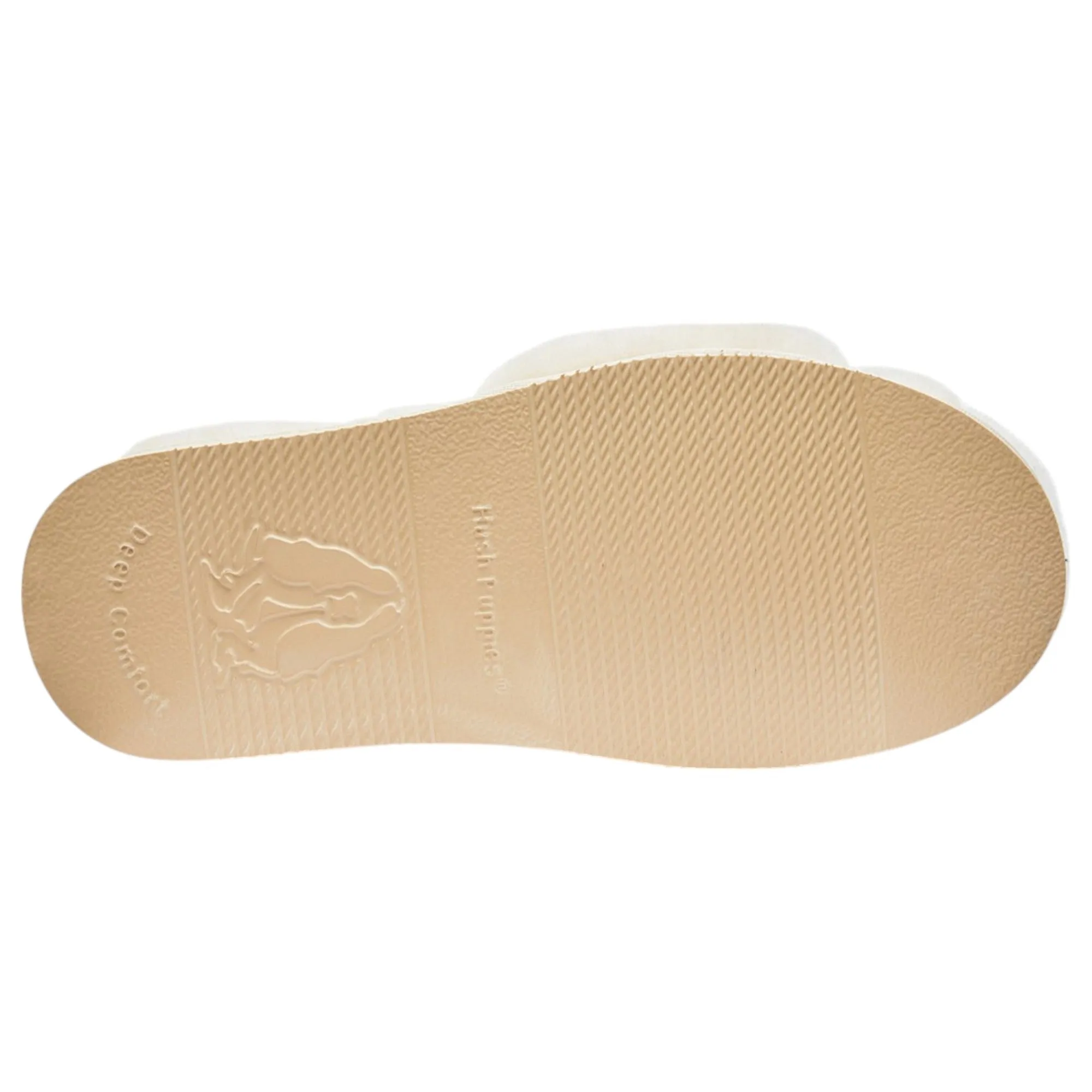 Womens Hush Puppies Lust Slippers Warm Winter Slip On Shoes Natural