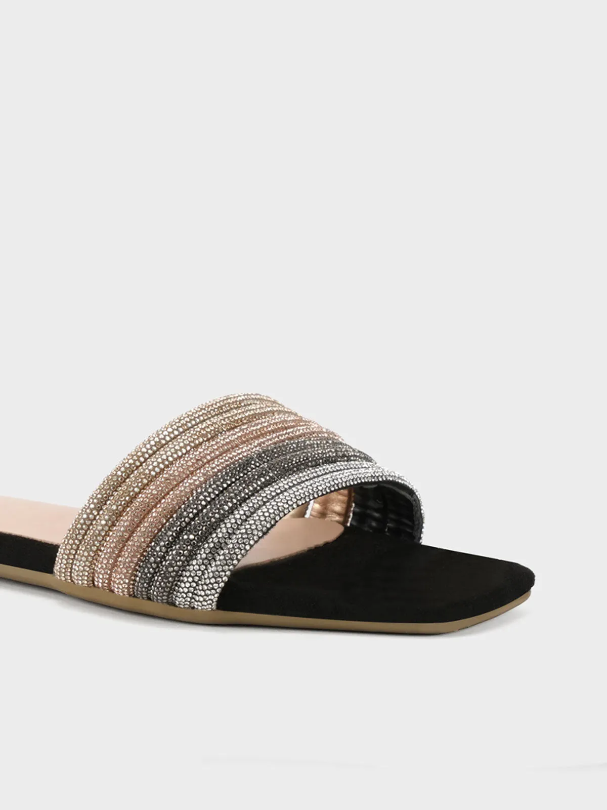 Womens "GLIDER" Flat Summer Slippers