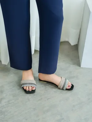 Womens "GLIDER" Flat Summer Slippers