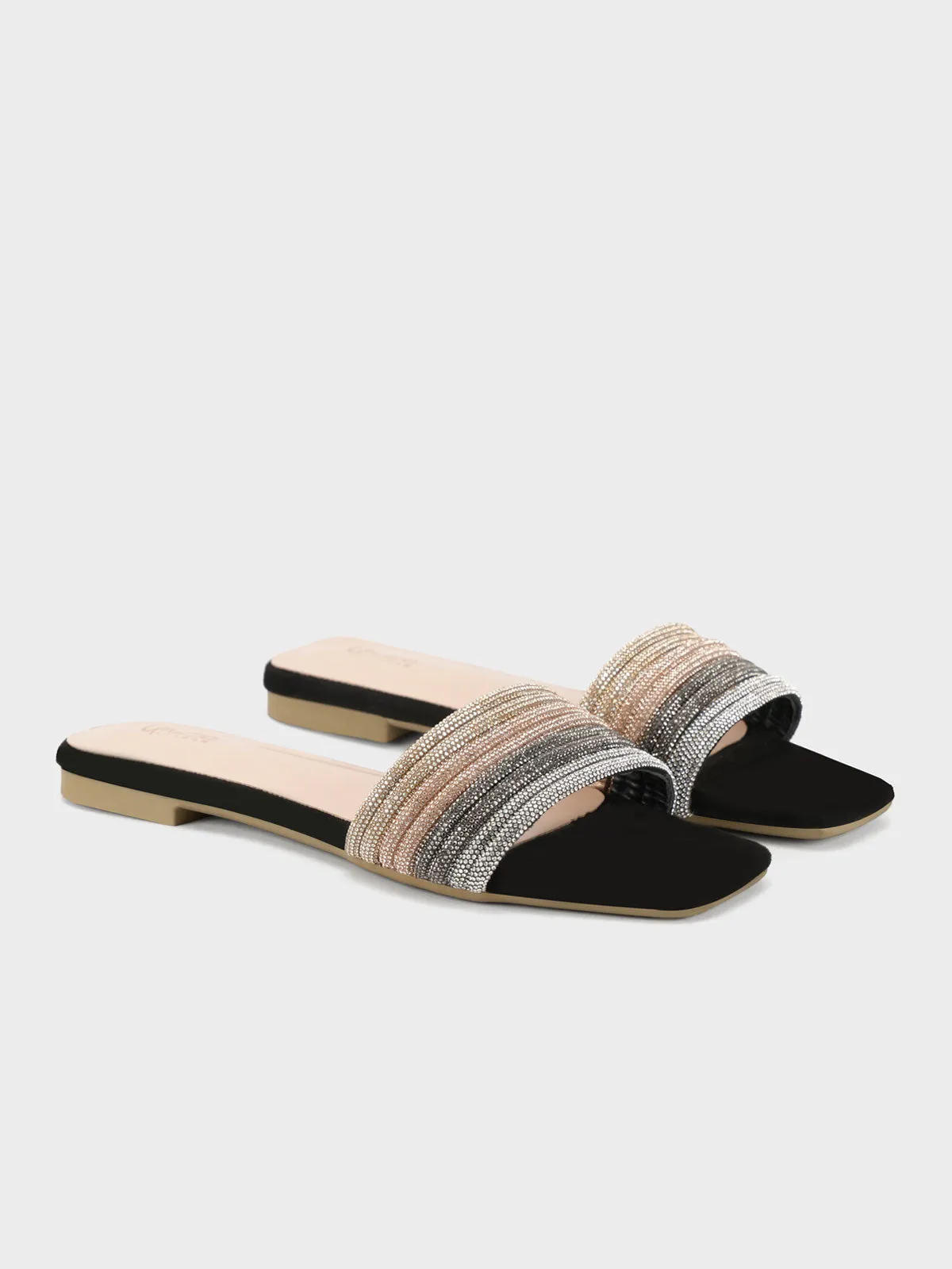 Womens "GLIDER" Flat Summer Slippers