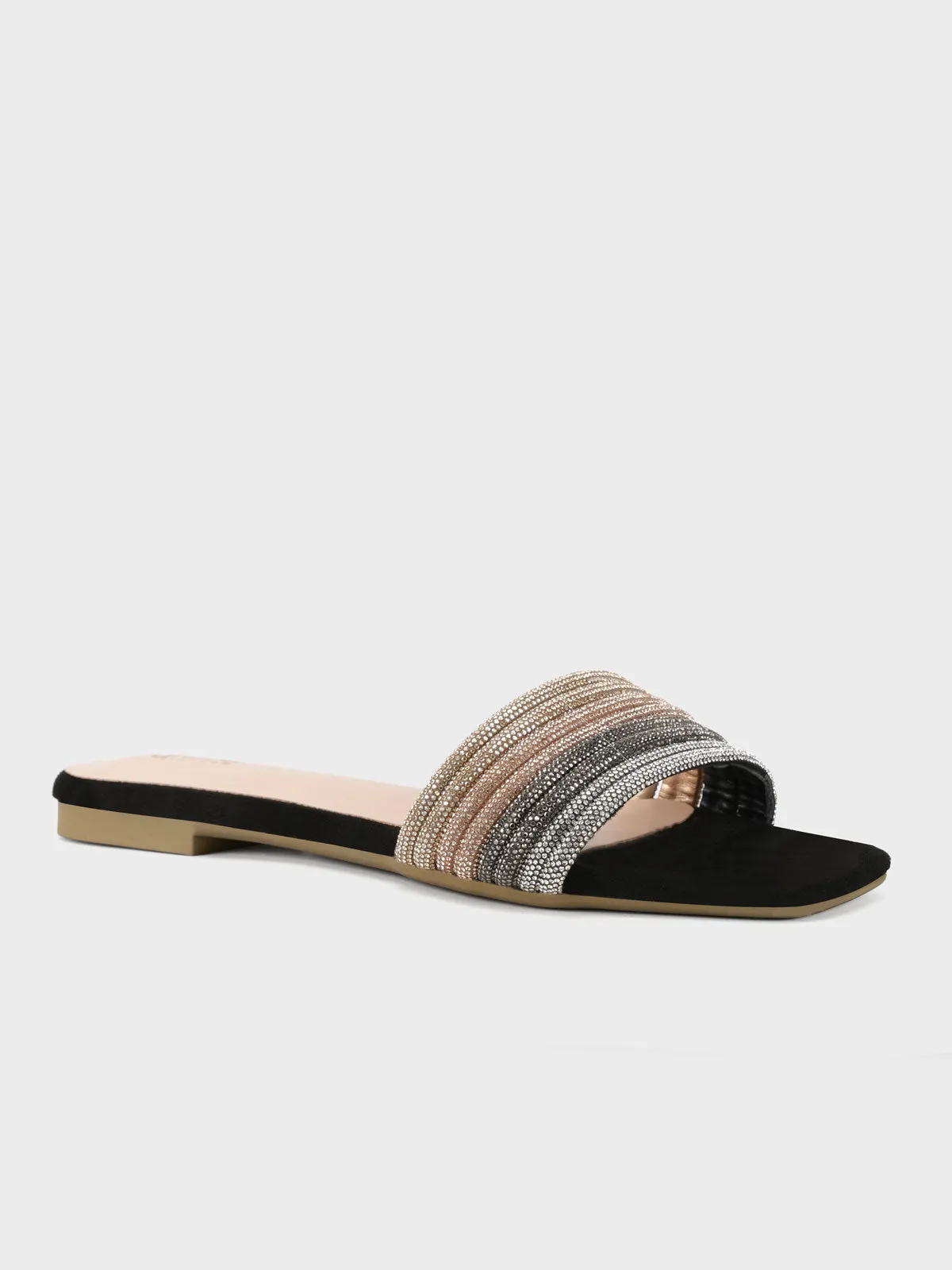 Womens "GLIDER" Flat Summer Slippers