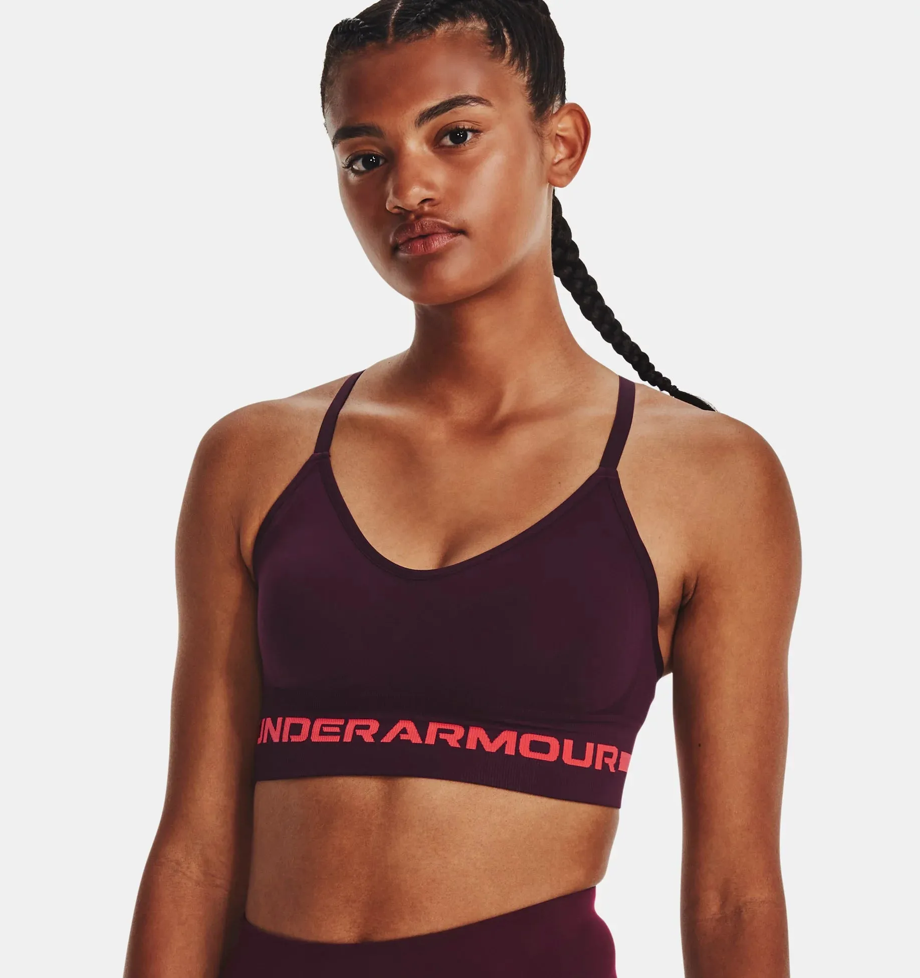 Women's Seamless Low Long Sports Bra