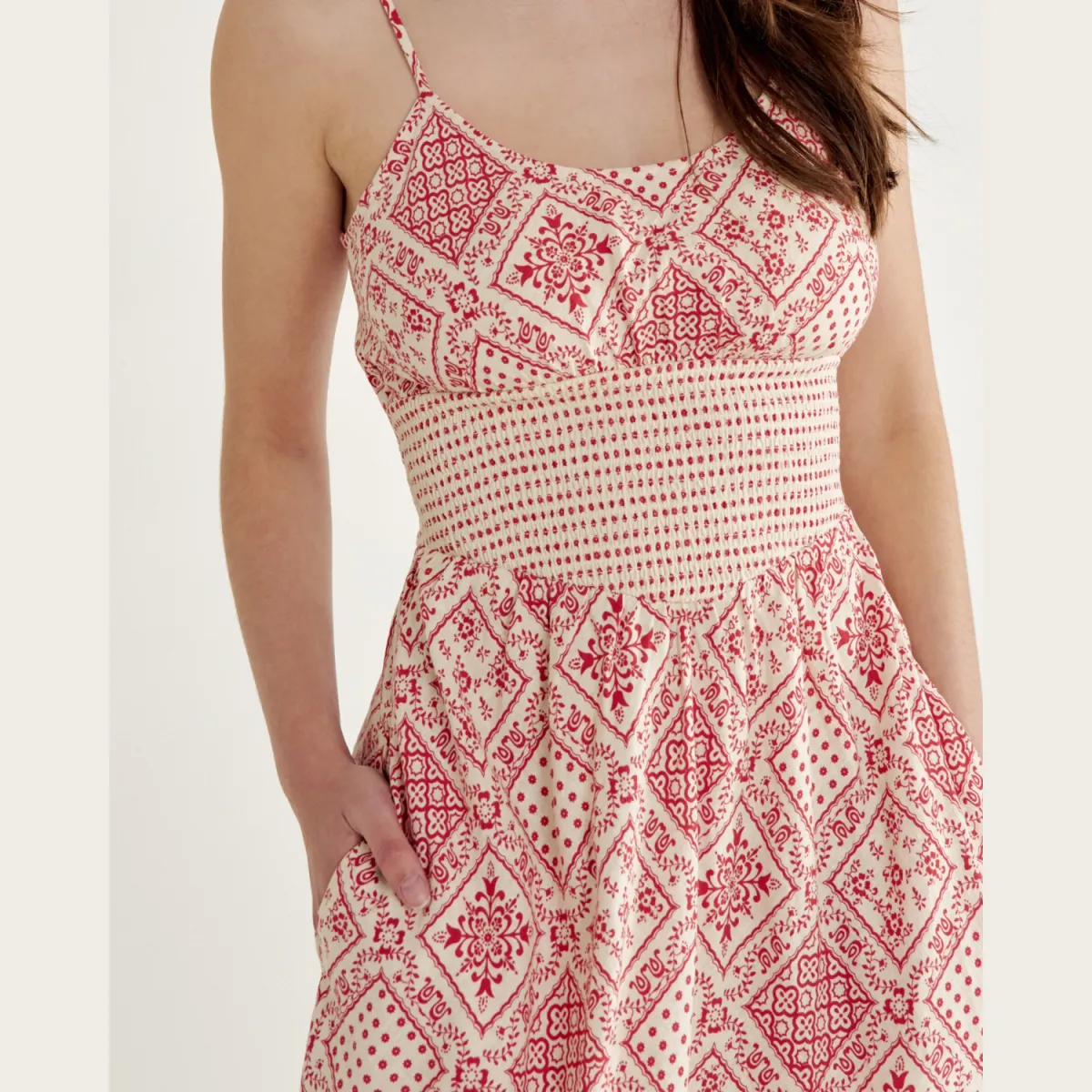 Women's Tiered Midi Dress