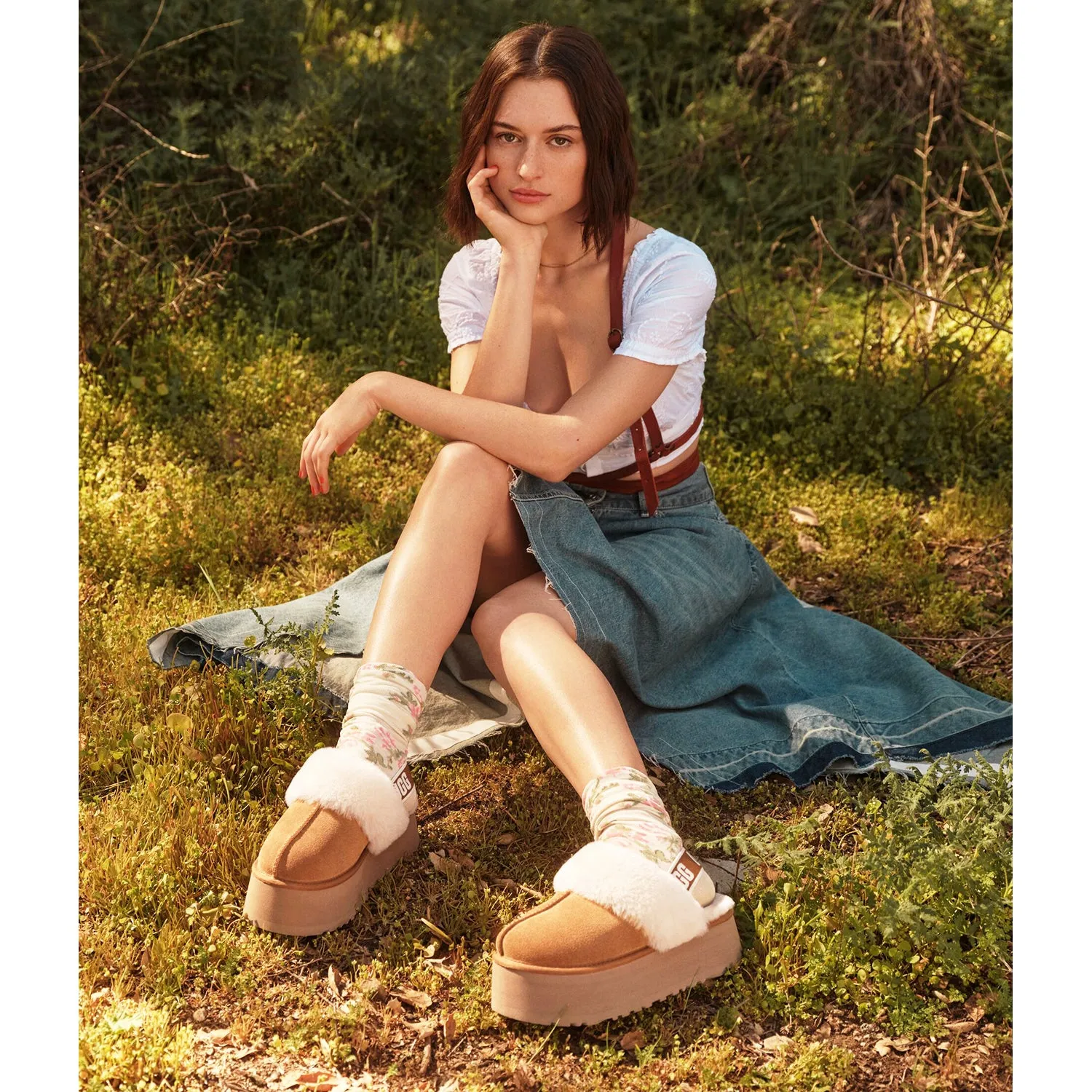 Women's UGG Funkette Chestnut Suede