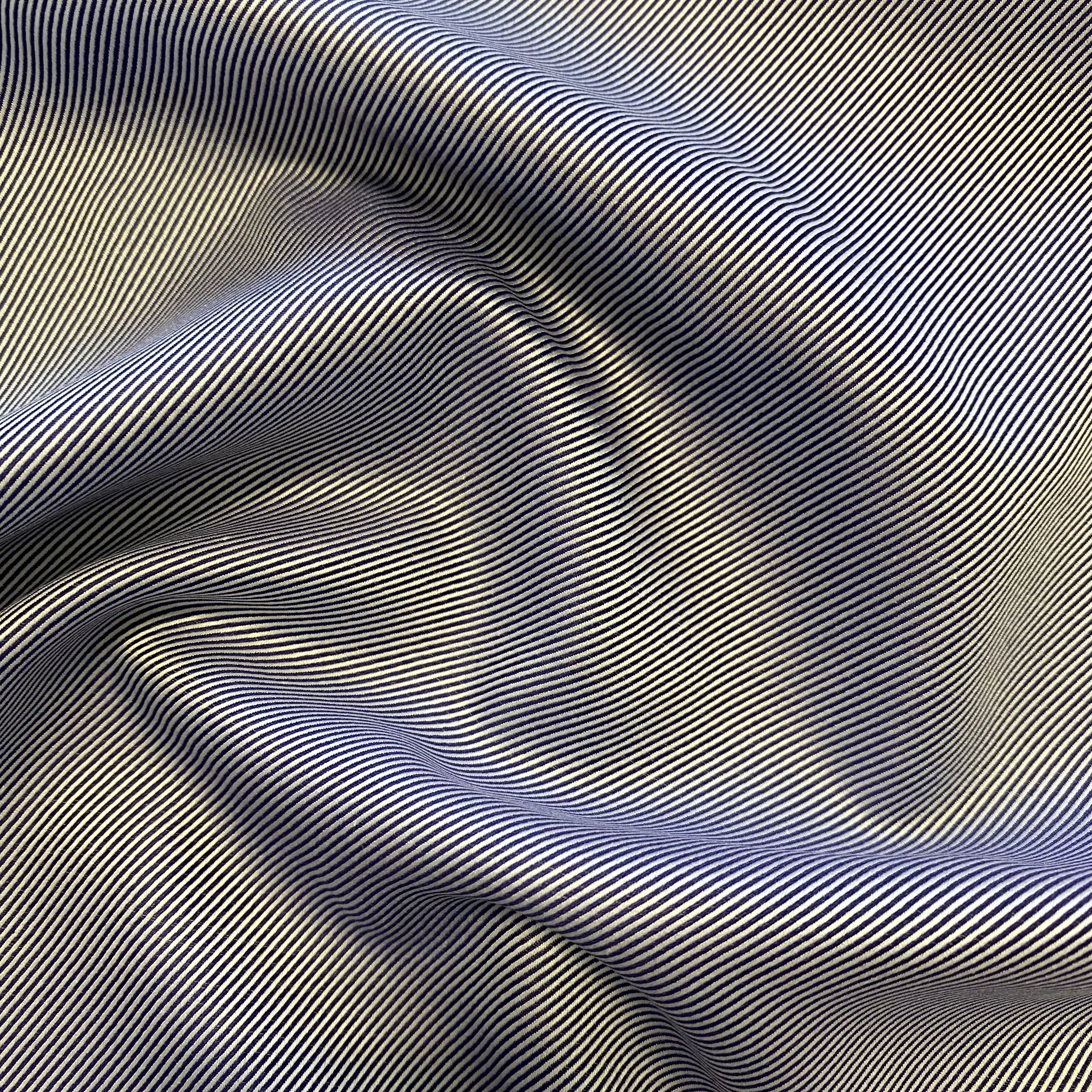 Woven Cotton Shirting - Blue