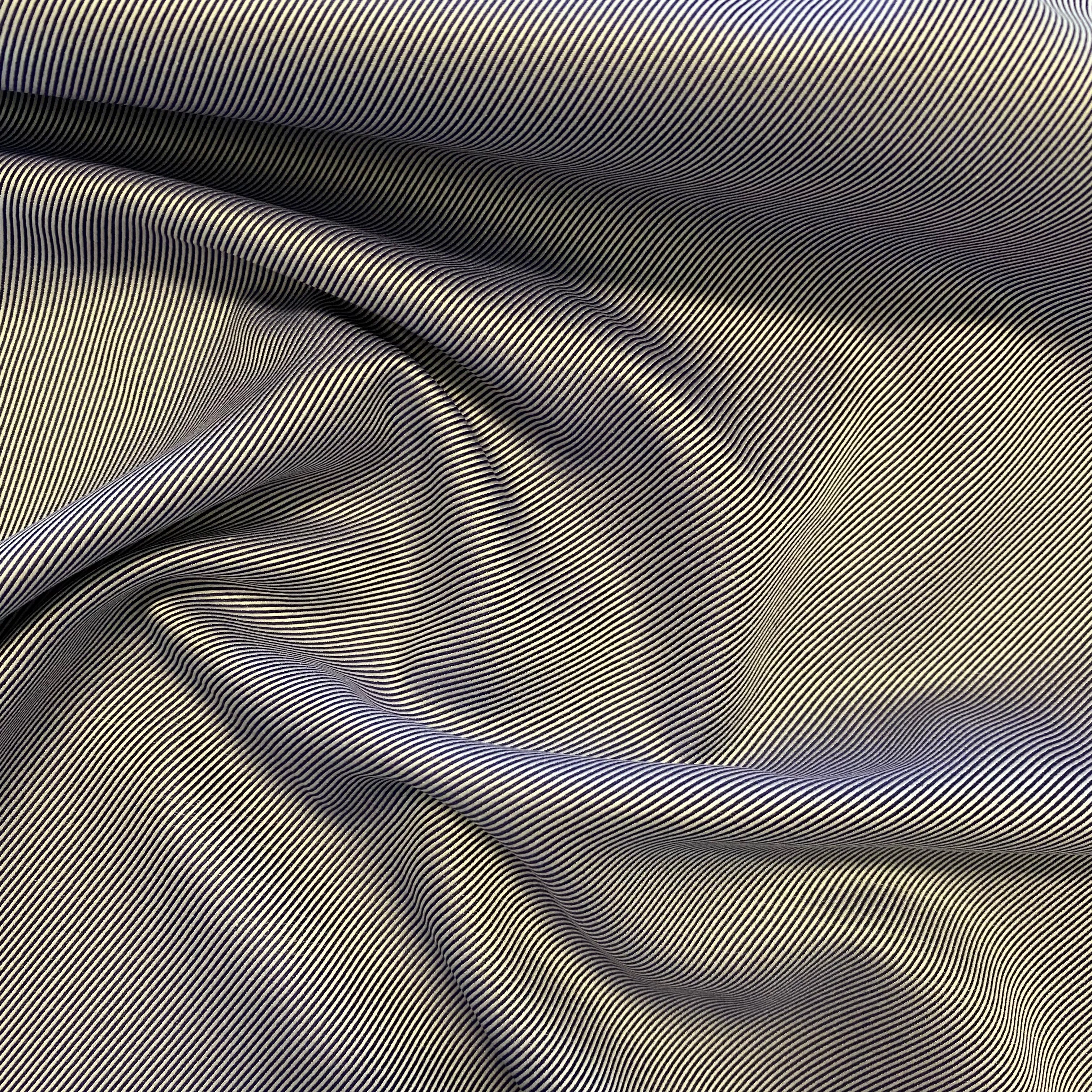 Woven Cotton Shirting - Blue