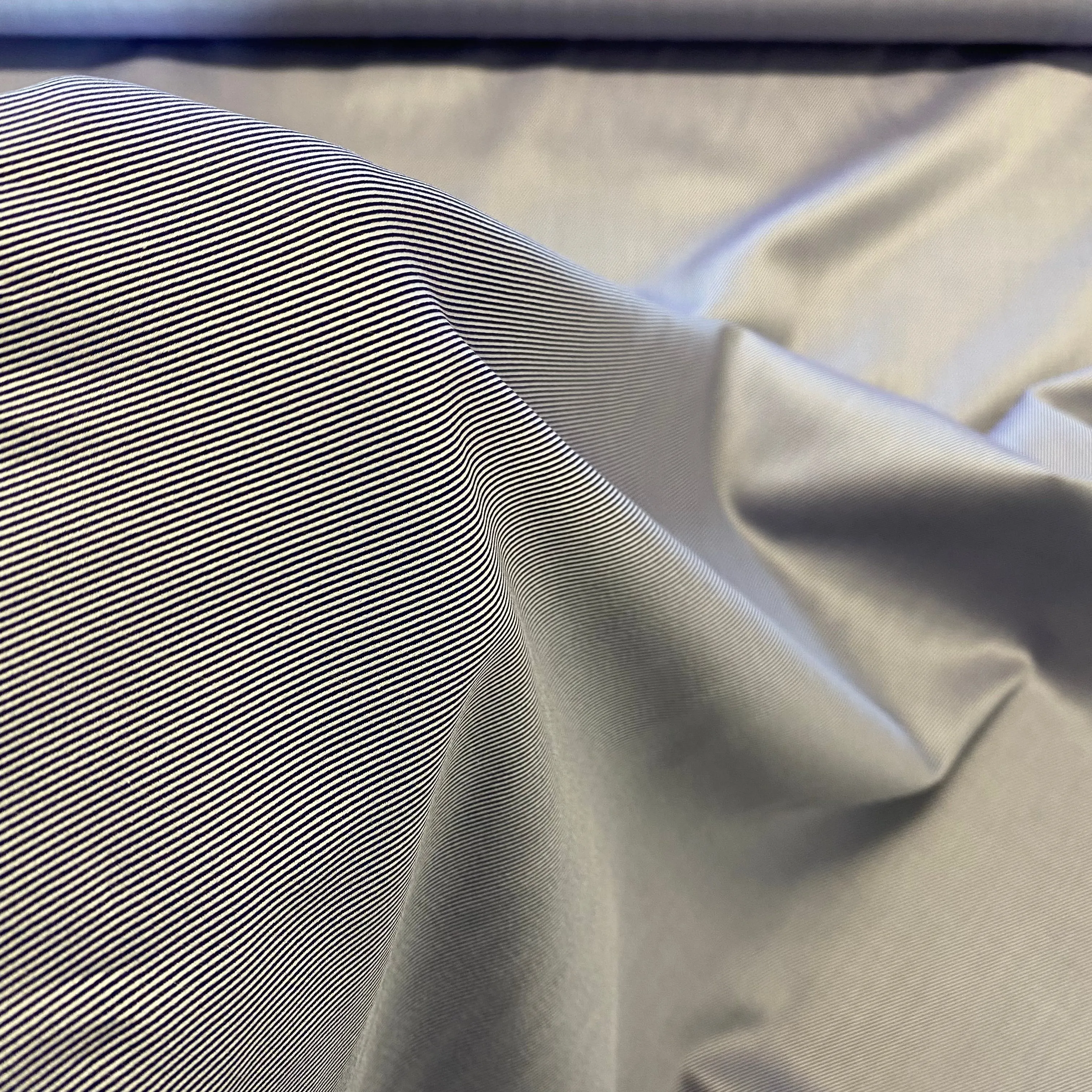 Woven Cotton Shirting - Blue