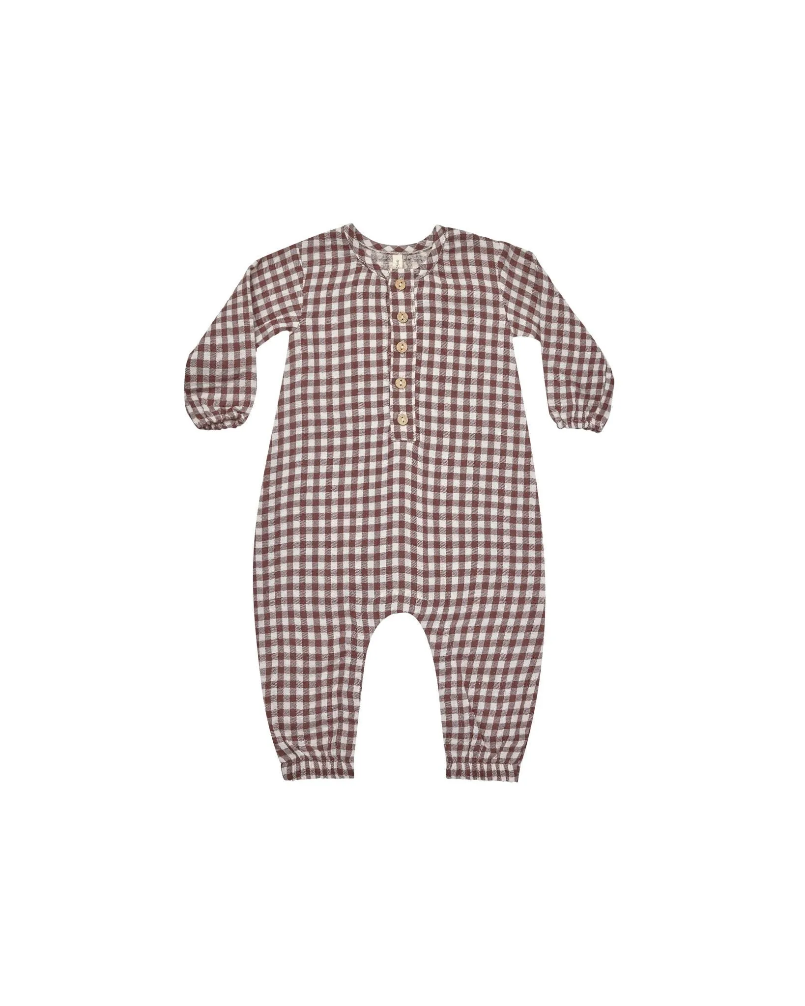 Woven Jumpsuit - Gingham Print