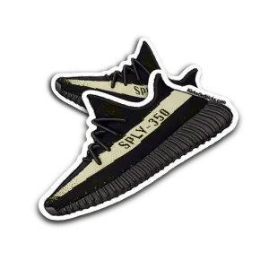 Yeezy 350 V2 "Olive" Sneaker Sticker